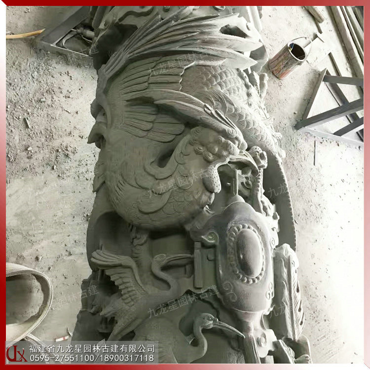 1615261789525664.jpg 羅源青石雕龍鳳柱圖片