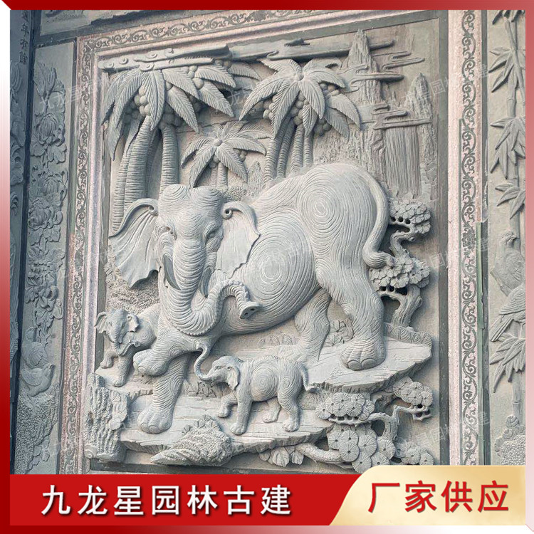 廣東潮汕祠堂浮雕圖片